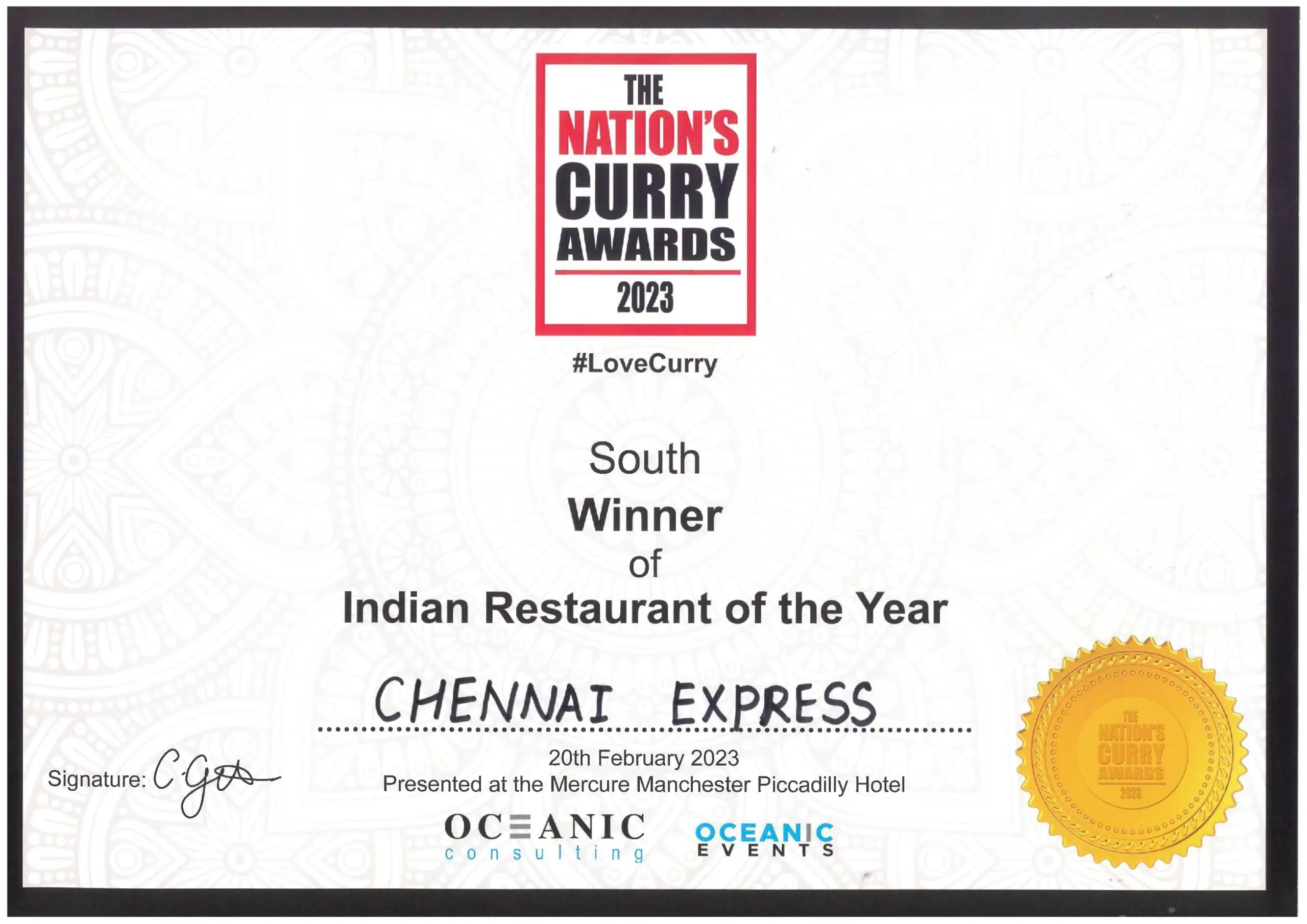 The Nation’s Curry Awards